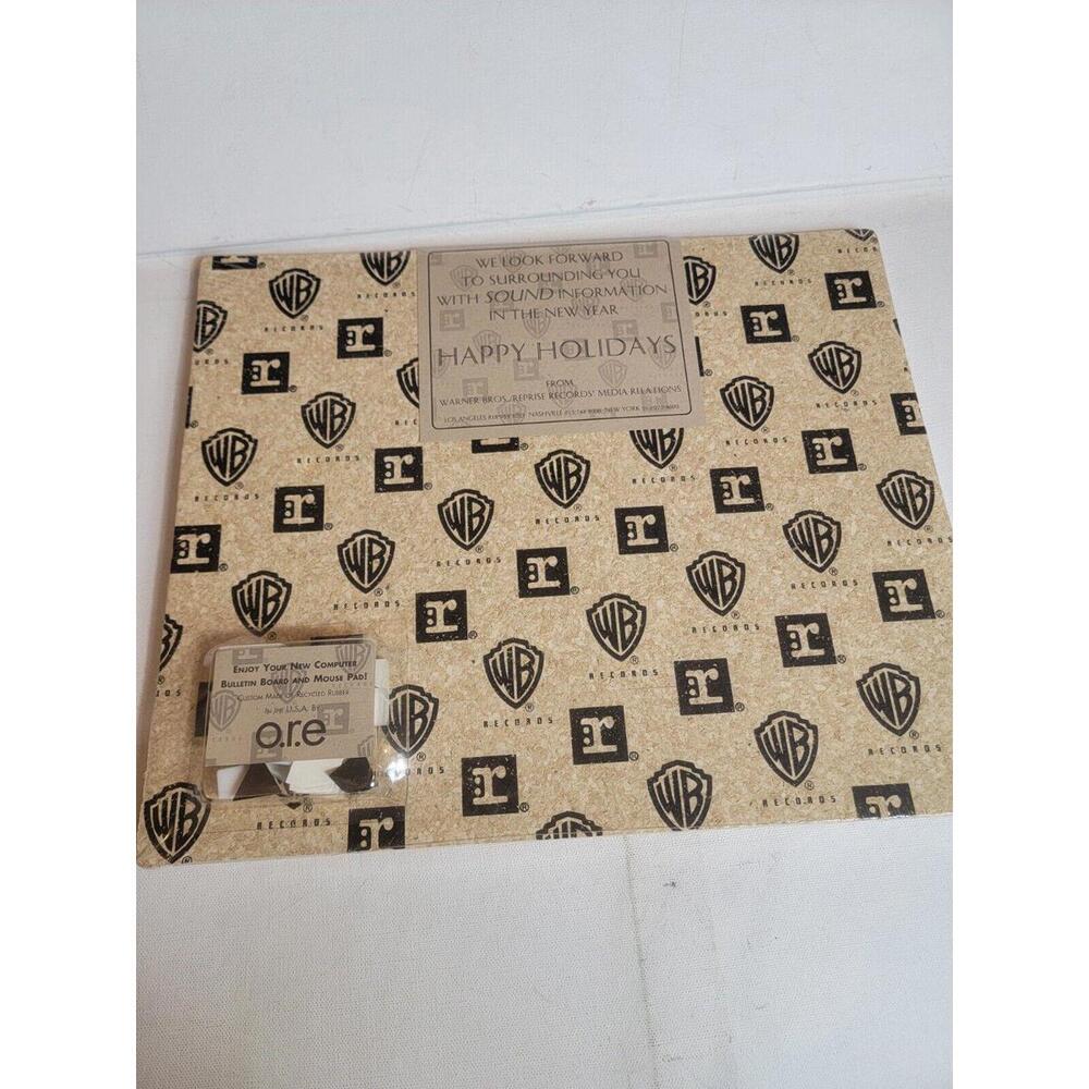 Vintage Deadstock Rare Warner Bros. Records Computer Bulletin Board Made in USA